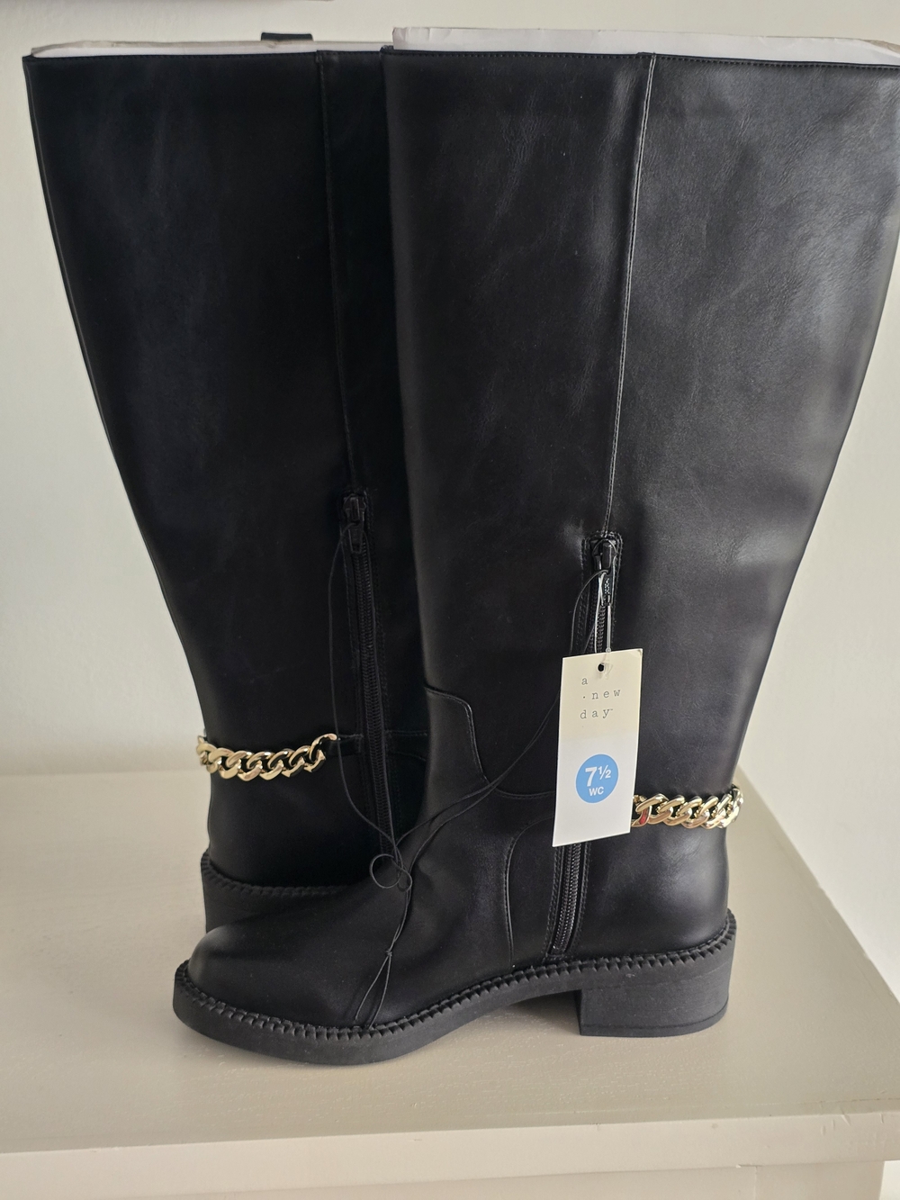 A New Day "Bobbi" Knee-High Boots with Memory Foam Insole